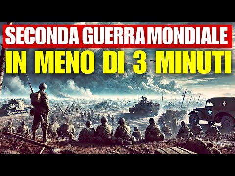LA SECONDA GUERRA MONDIALE - RIASSUNTO