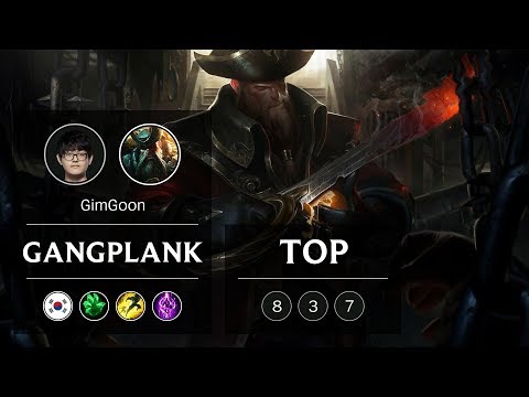 Gangplank Top vs Renekton - KR Master Patch 9.2