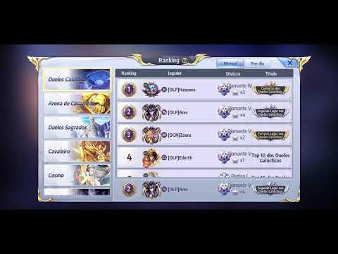 Saint Seiya awaking- Duelos galácticos S11 EP.1 -  mais servidores unidos .