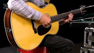 Video thumbnail for Martin GP-28E Standard Grand Performance Acoustic-Electric Guitar by Musician's Friend