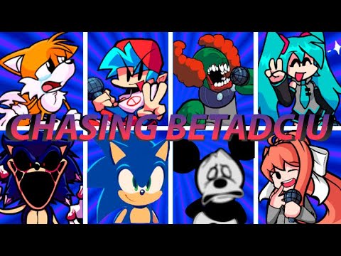 FNF Chasing V2 but Every Turn a Different Character Sings🎶(Chasing V2 but everyone sings it)