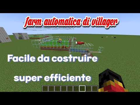 SUPER farm AUTOMATICA di VILLAGER su MINECRAFT
