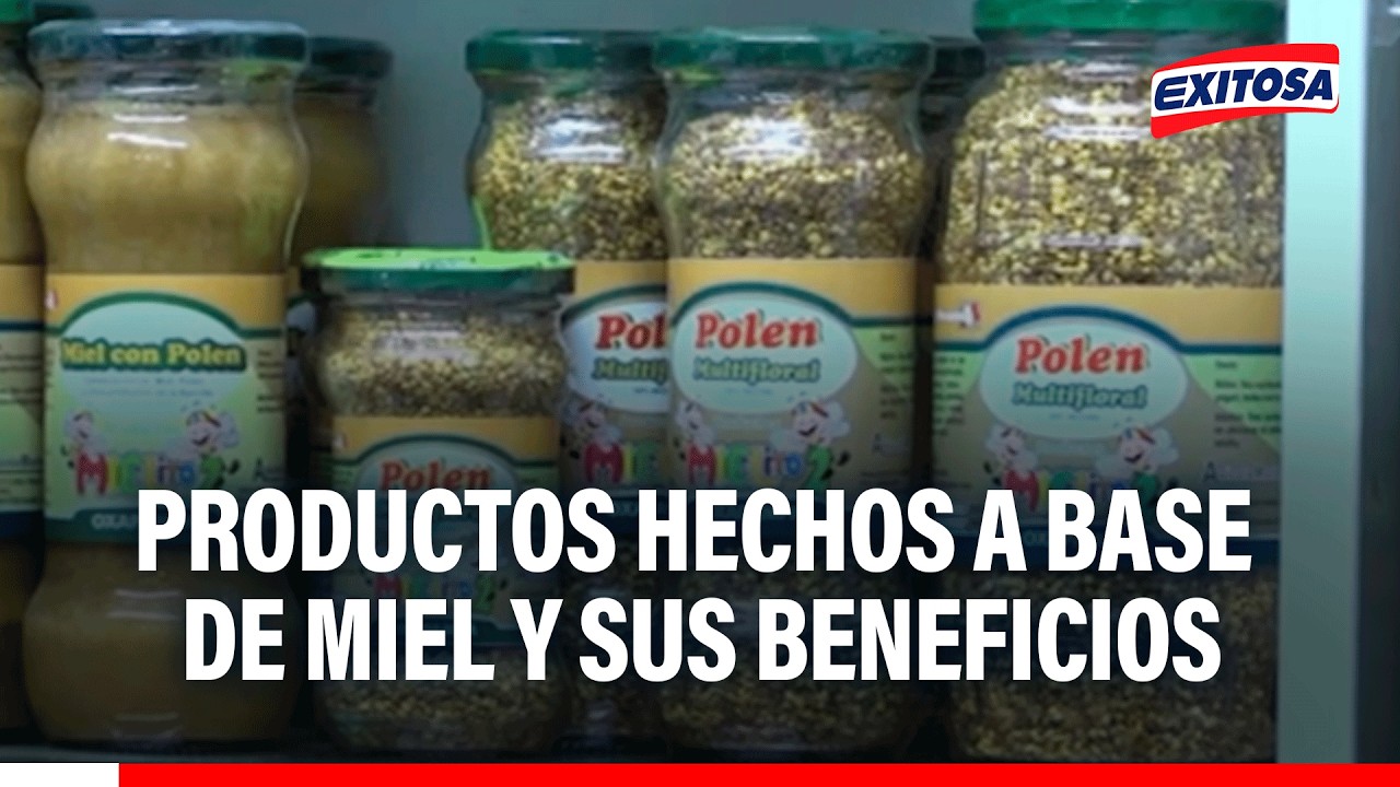 🔴🔵Día del Apicultor Peruano: Diversos productos hechos a base de miel en el Mercado Central