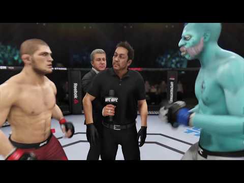 Khabib Nurmagomedov vs. Sailor Zombie (EA sports UFC 3) - CPU vs. CPU - Crazy UFC 👊🤪