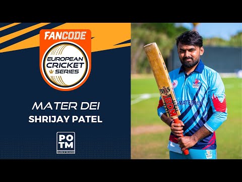 POTM: S.Patel - Match 34 - EDK vs MTD | Highlights | FanCode ECS Malta, 2022 Day 9 | ECS22.660