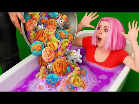 Never take a bath with ALL the BRAINROT bath bombs at 3:00 AM!