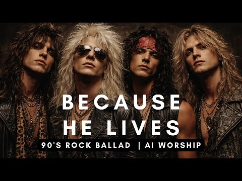 Because He Lives - 90’s Rock Ballad (AI Worship)