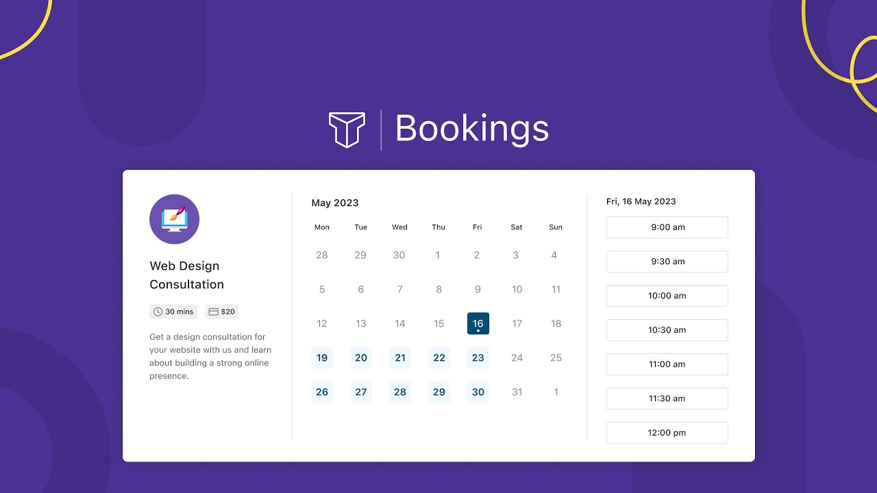 Appointment Bookings