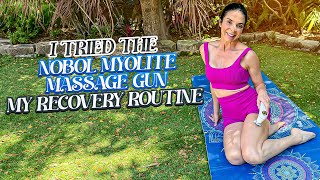 I Tried the Nobol MyoLite Massage Gun | My Recovery Routine