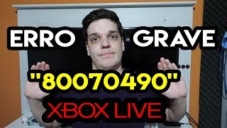 O ERRO MAIS GRAVE DA XBOX LIVE &quot;Erro de credenciais&quot; COMO RESOLVER ???