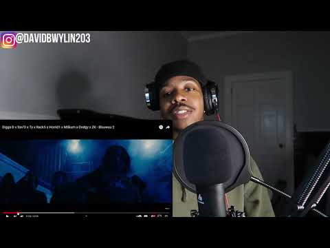 AMERICAN REACTS to Digga D x Sav’O x Ty x Rack5 x Horrid1 x MSkum x Dodgy x ZK - Bluuwuu 2