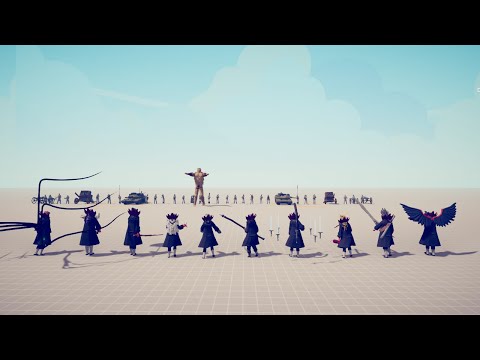 (Unbelievable) AKATSUKI Vs MARLEY And ARMORED TITAN 🔥 🔥  - TABS Totally Accurate Battle Simulator