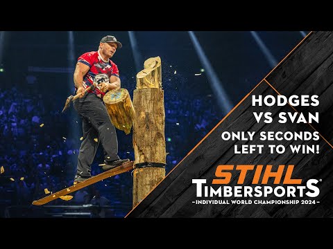 Lumberjack athlete Nate Hodges SMASHES the Springboard at World Championship 2024! 🪓🔥