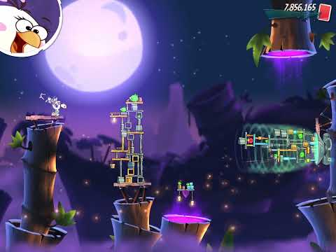 Angry birds 2: hard level 523 (Bamboo Forest/ Gravity Grove)