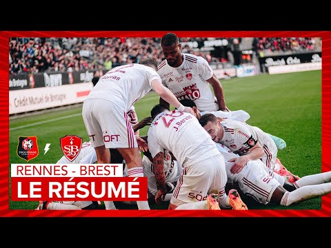 Rennes 4-5 Brest : Le résumé et les buts  🔴⚪