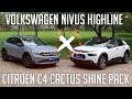 Comparativo: Volkswagen Nivus Highline x Citroën C4 Cactus Shine Pack