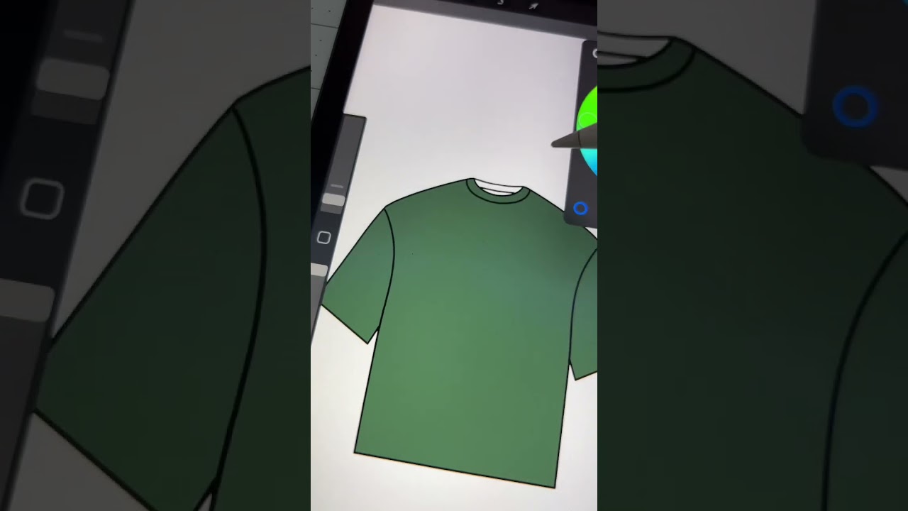 Make a Tech Pack w/ Procreate 🎨 #shorts