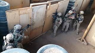 아프가니스탄 특수부대의 실내전 훈련 영상