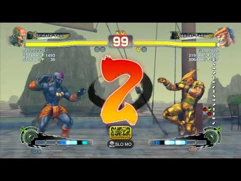 SSF4 AE: perico2321 (Dhalsim) vs GamerBee (Adon) - Ranked Match (720p HD)