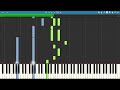 Ben Folds - Prison Food - Synthesia Piano Tutorial