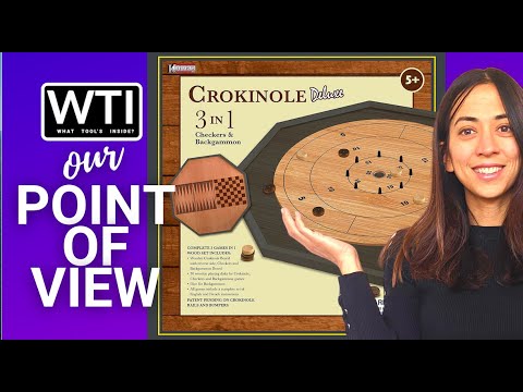 Crokinole Deluxe 3 in 1 Game - WTI product video review