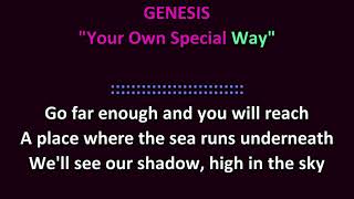 Genesis - Your Own Special Way