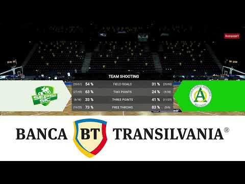 LNBF 2020-2021: Sepsi SIC Sf. Gheorghe - Agronomia București (PLAY-OFF 1 , GAME 1)