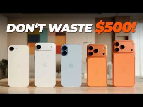 Don’t Buy the Wrong iPhone: 16e vs Air vs 17 vs 17 Pro vs 17 Pro Max!