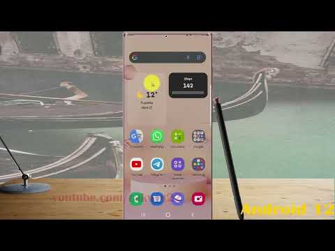 Samsung Galaxy S22 Ultra : How to turn on or off touch feedback Keyboard sound