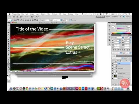 How to Make Adobe Encore Menus in Photoshop