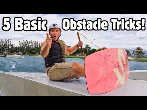 5 Basic Wakeboarding Obstacle Tricks For Beginners!