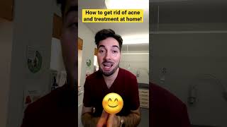 How to get rid of acne and treatment at home #shorts