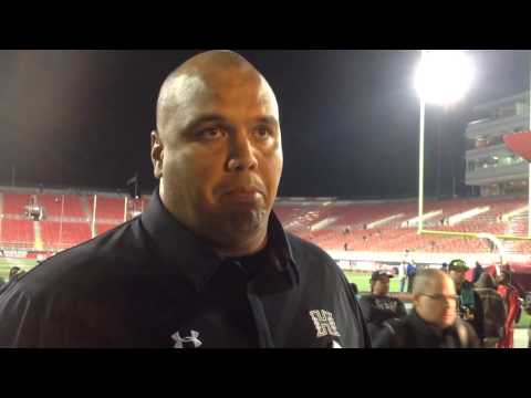 Post-game Interview: UH Interim Coach Naeole vs. UNLV