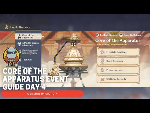 Core Of The Apparatus Day 4 Event Guide | How To Craft Toys In Freestyle Creations | Genshin Impact
