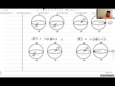 Quantum Computation, Lecture 20, Quantum Error Correction, Part 1, Mar 2, 2022
