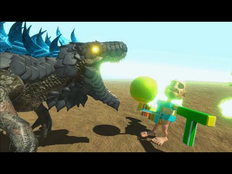 GODZILLASAURUS VS CRYPTO BRO EPIC BATTLES - ANIMAL REVOLT BATTLE SIMULATORS
