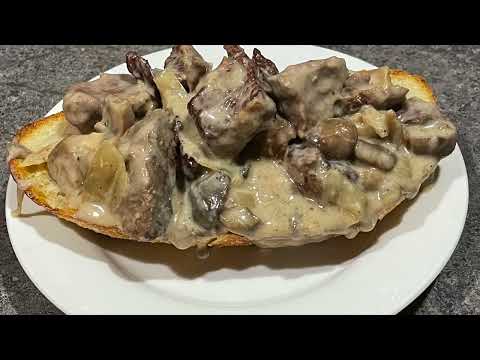 Beef Stroganoff. (Crockpot)