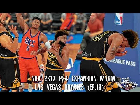 NBA 2K17 PS4 Las Vegas Expansion MYGM - WESTBROOK BROKE HIS NOSE!!! (EP.19)