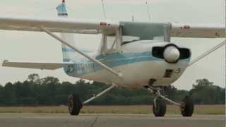 preview picture of video 'First Solo Flight - Cessna - Juan Combrink 15 yo boy - Solovlug  - Wonderboom airport - 3 Feb 2013'