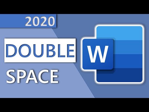 How to double space in Word in 1 MINUTE (HD 2020)