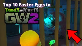 Top 10 Easter Eggs! (Plants vs. Zombies Garden Warfare 2)