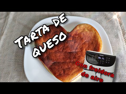 Tarta de queso en freidora de aire