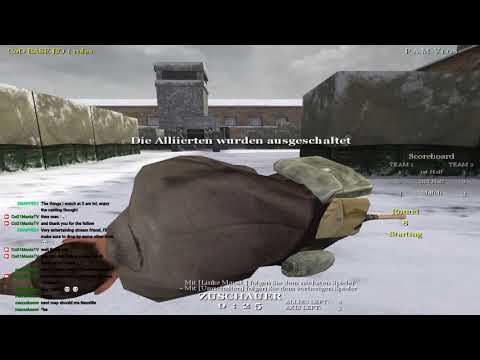 CoD1 Mania Cup #8 - NightCup - roflcopter vs. emperor mp_container Call of Duty 1 cup match