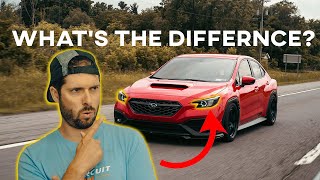 2022 WRX Base vs. Limited Headlights