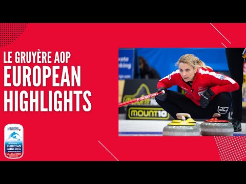 Highlights of Russia v Switzerland - Round robin - Le Gruyère AOP European Curling Championships