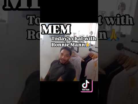 MeM Talk to Ronnie Mann about a life in MMA  Inspiration for The Community x #fyp #mmafighter #mma