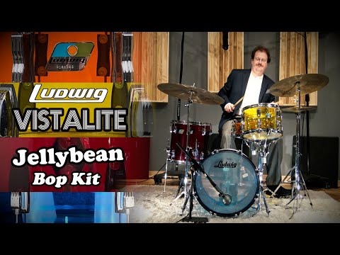 NEW Ludwig Vistalite Bop Kit! - Jellybean