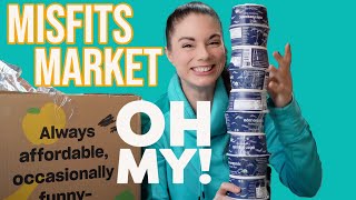 Organic Yogurt, Eggs, Milk, & Veggies from Misfits Market - Subscription Unboxing