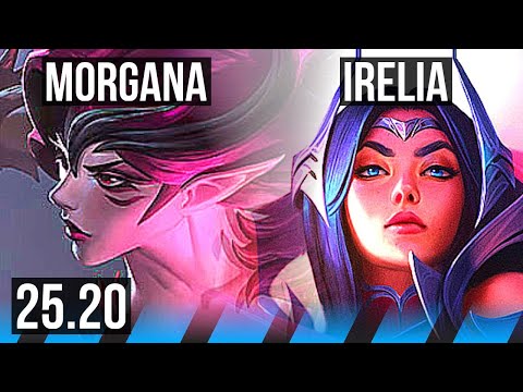 MORGANA vs IRELIA (MID) | 8k comeback, Godlike | KR Diamond | 25.20
