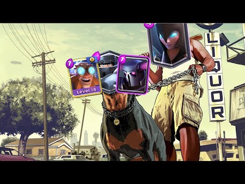 Night Witch vs P.E.K.K.A, Electro Giant and Meganight